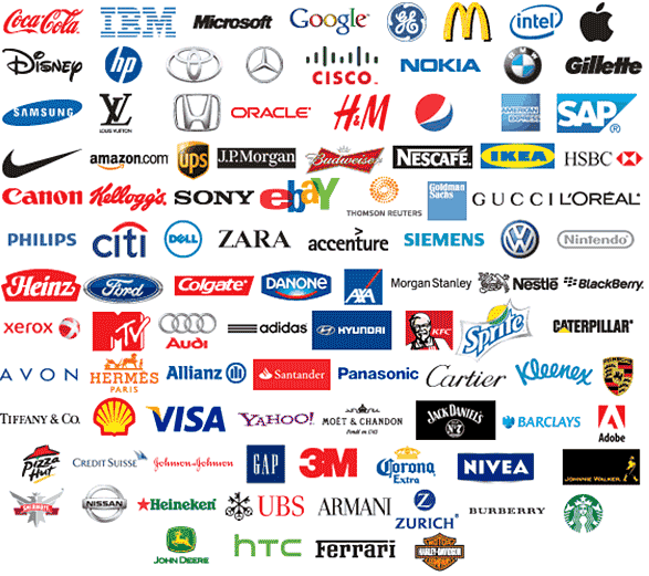 Logos de las marcas