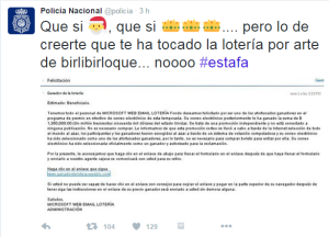 La Policía en Twitter